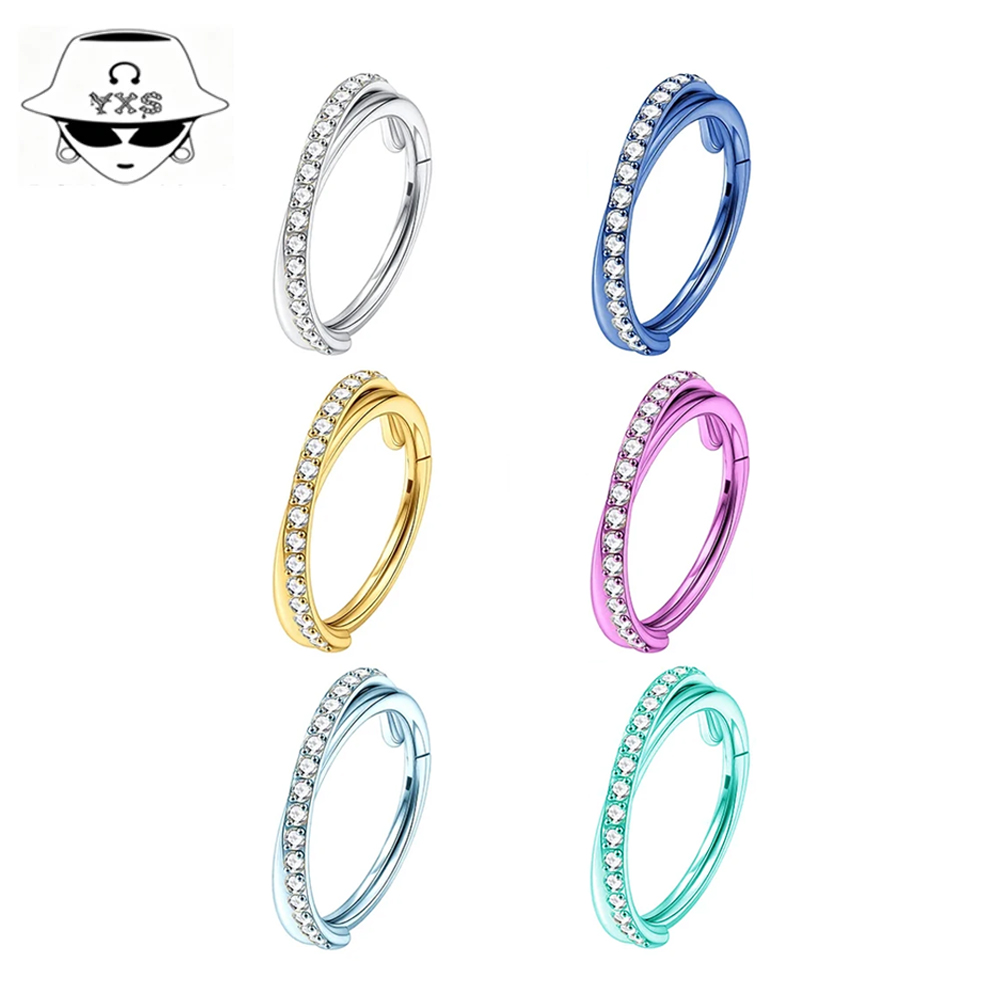 Body Jewelry Implant Grade Titanium - G23 Titanium Implant Grade Hinged Seamless