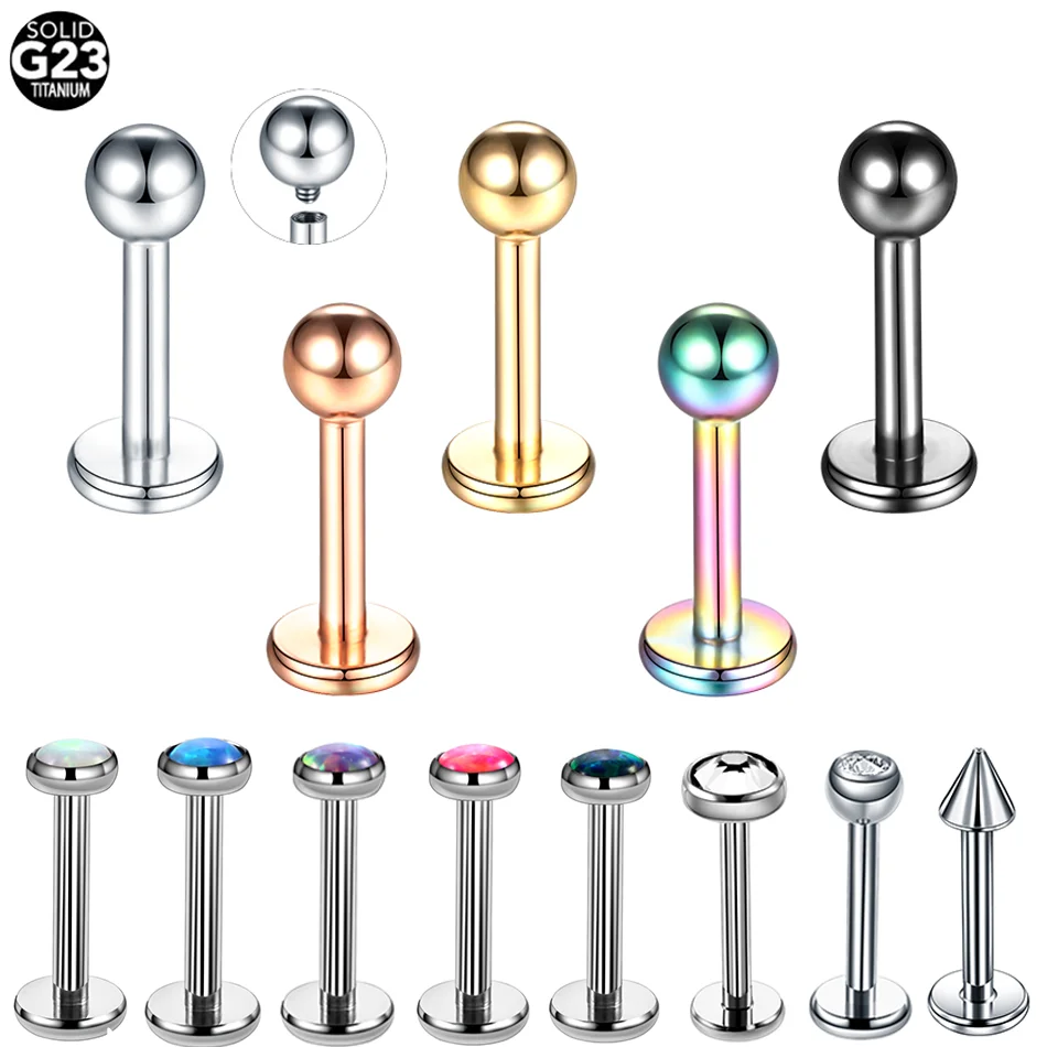 Body Jewelry Implant Grade Titanium - 1pcs Implant Grade Titanium Labret Piercing