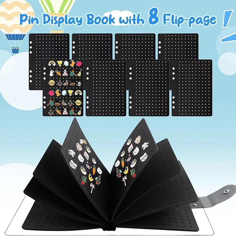 Body Jewelry Chest - Felt Pin Brooch Display Storage Book
