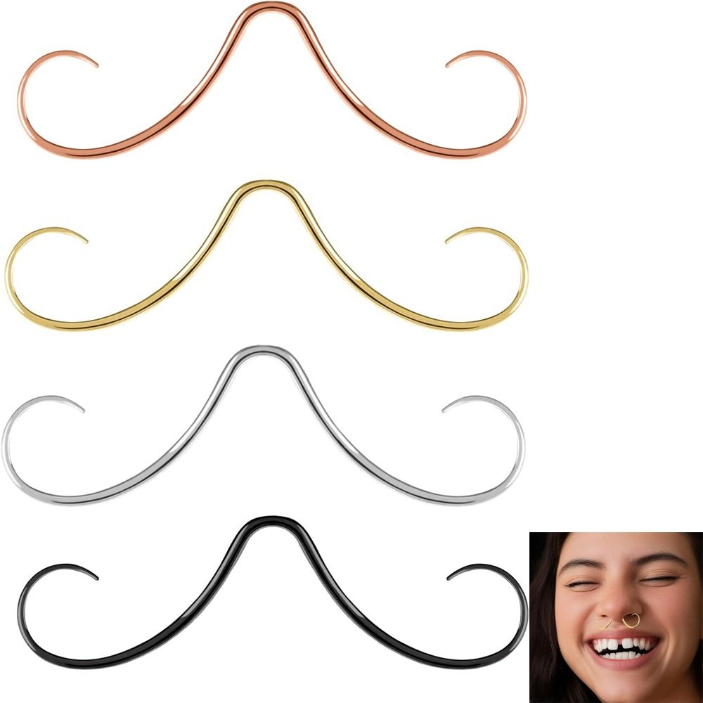 Body Jewelry Nose - Piercing Jewelry Mustache Septum Ring Body