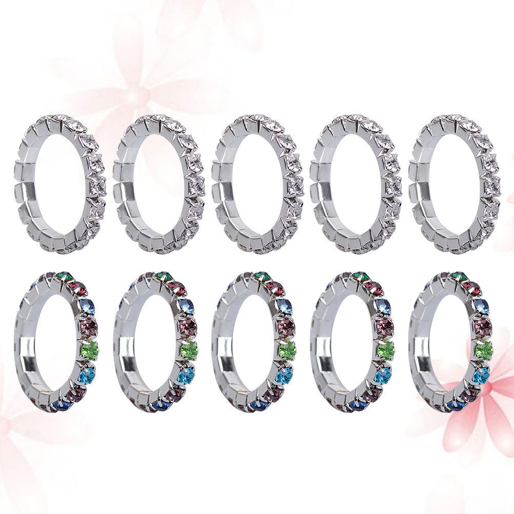Body Jewelry Hoops - 10Pcs Foot Toe Ring Fashion Elegant