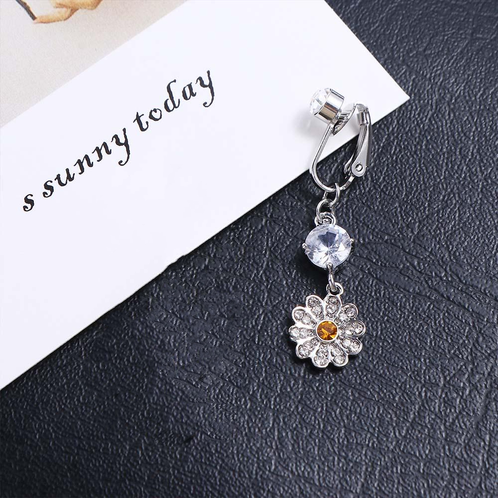 Rhinestone Stainless Steel Bod - Body Jewelry Hoops recension och pris