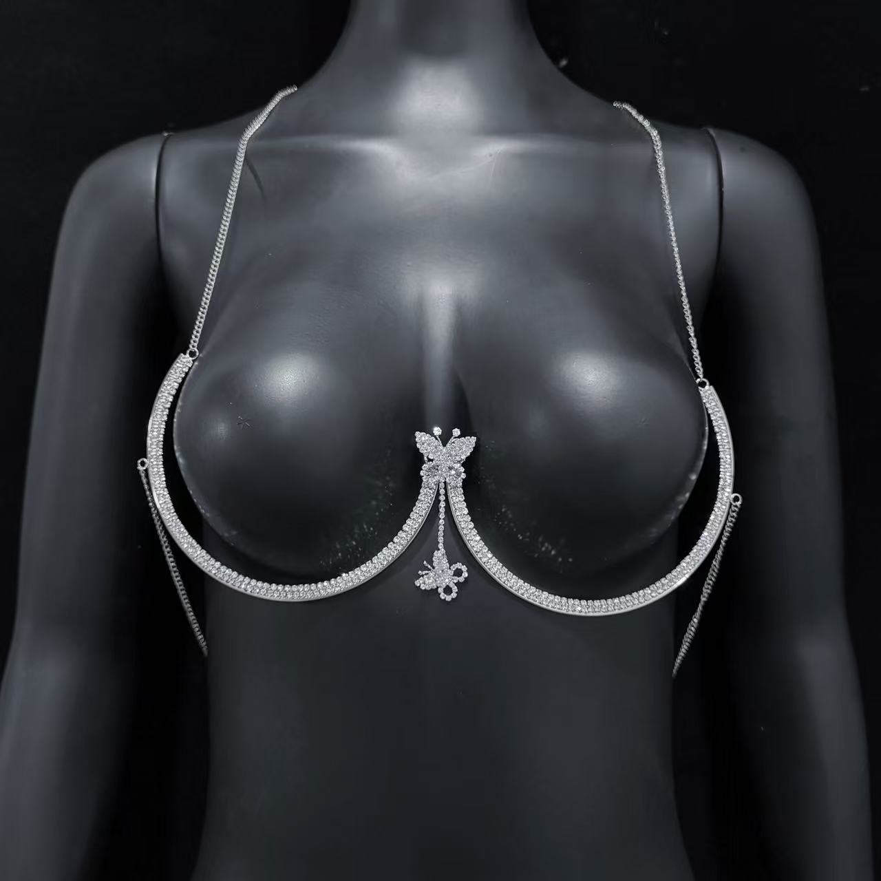 New curved full diamond butter - Body Jewelry Chest recension och pris
