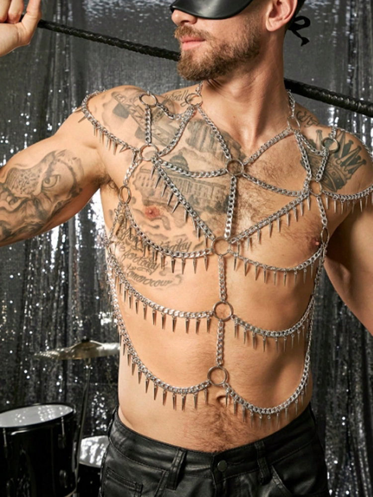 Tassels Chain Body Shoulder Se - Body Jewelry Chest recension och pris