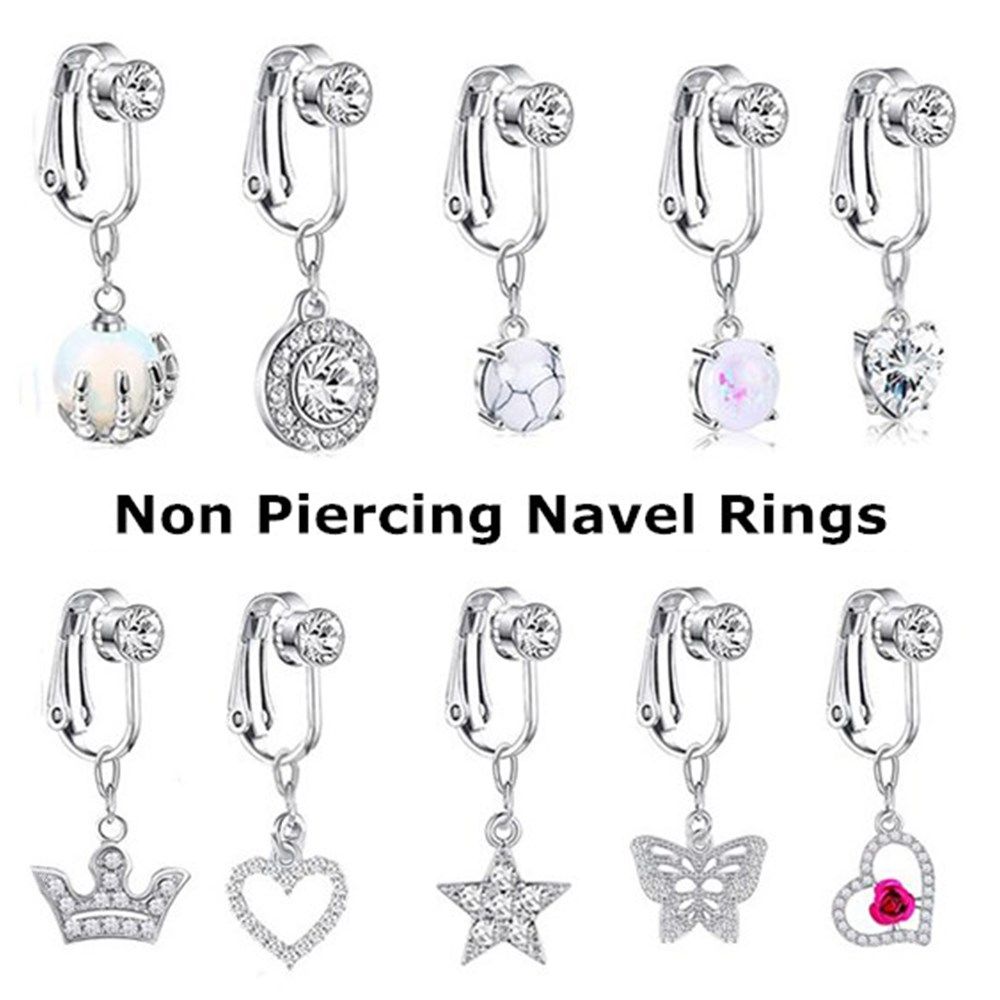 Accessories Clip On Earrings C - Body Jewelry Hoops recension och pris