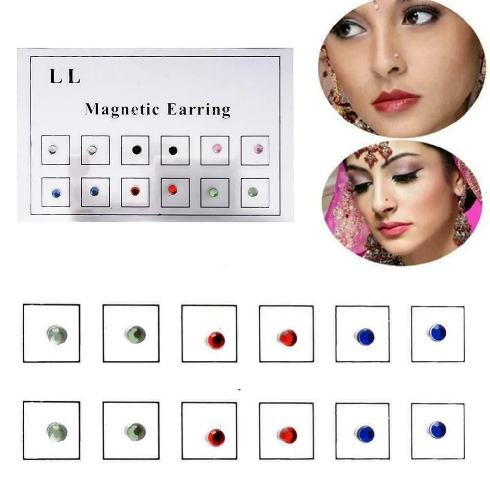 12PCS/Card Fake Cheater Non Pi - Body Jewelry Hoops recension och pris