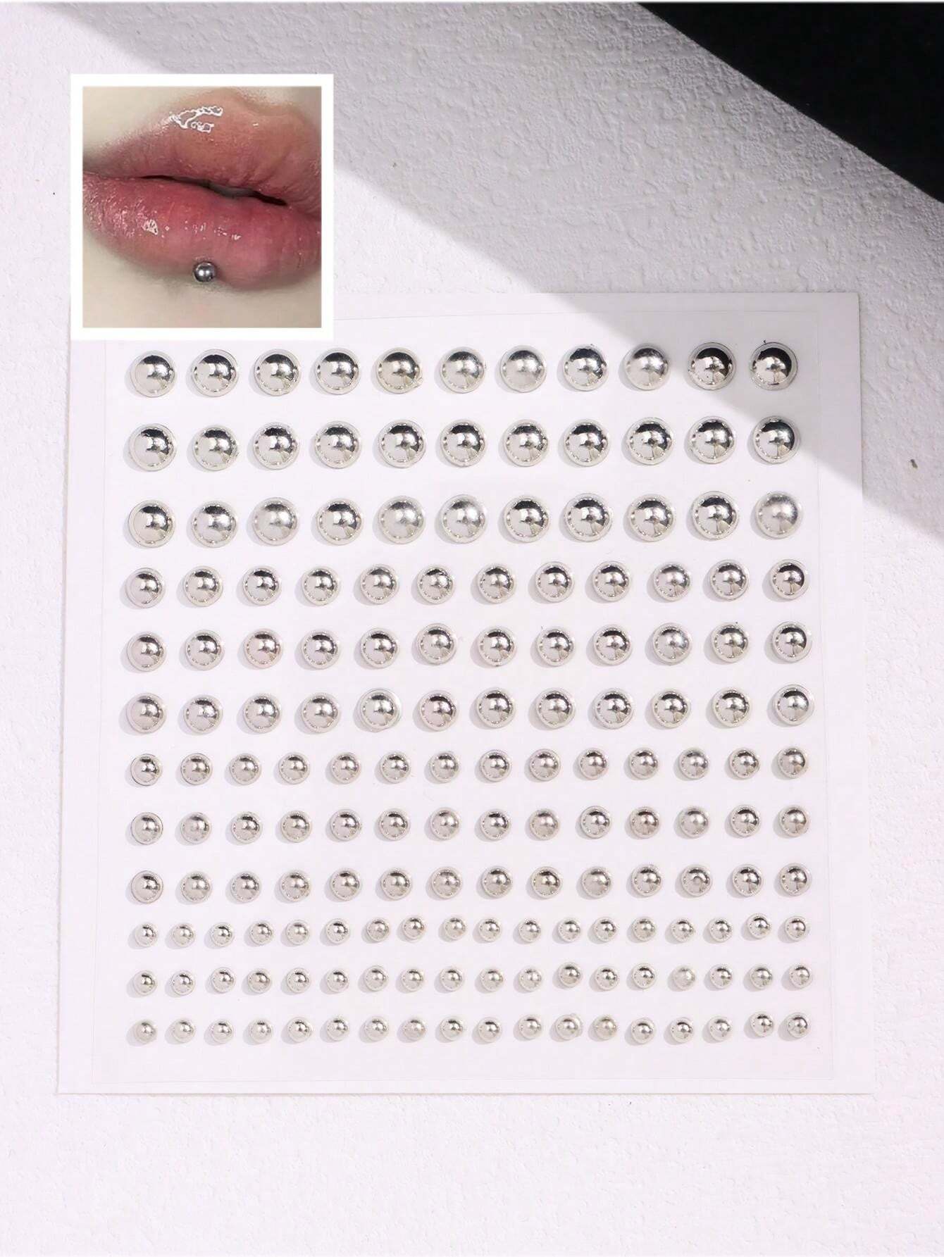 165pcs/Set 3-6mm Silver Plated - Body Jewelry Hoops recension och pris