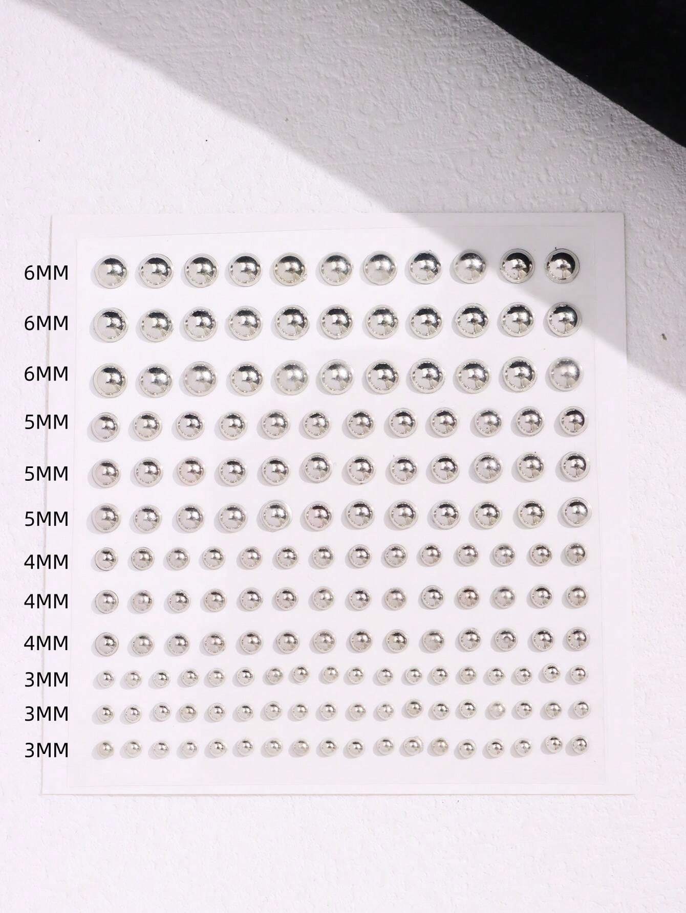 165pcs/Set 3-6mm Silver Plated - Body Jewelry Hoops recension och pris