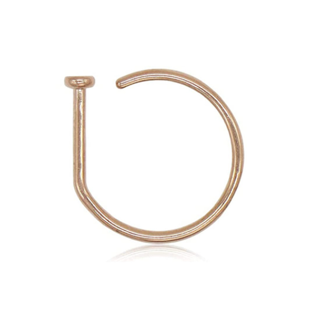 1PC Woman Man Fake Nose Rings  - Body Jewelry Hoops recension och pris