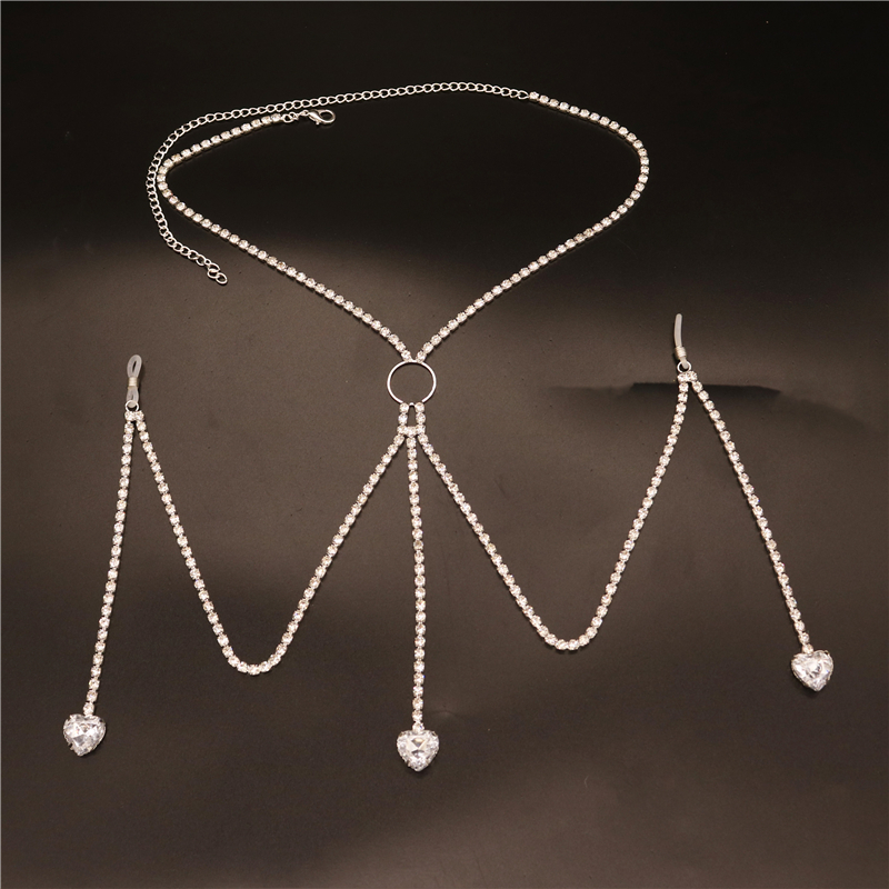 2023 New Fashion White Heart N - Body Jewelry Chest recension och pris