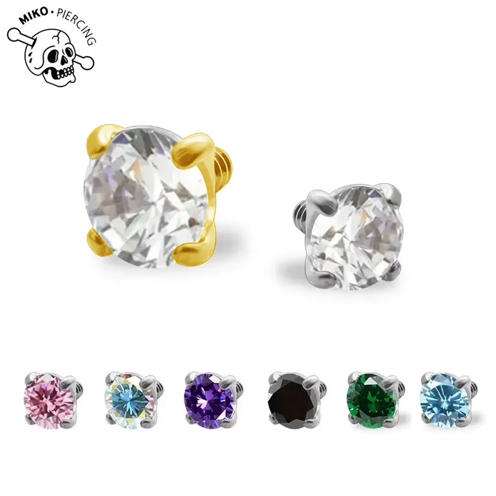 10pcs G23 Implant Grade Titani - Body Jewelry Implant Grade Titanium recension och pris