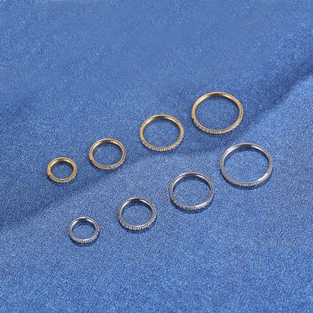 F136 Titanium Nose Ring Implan - Body Jewelry Implant Grade Titanium recension och pris