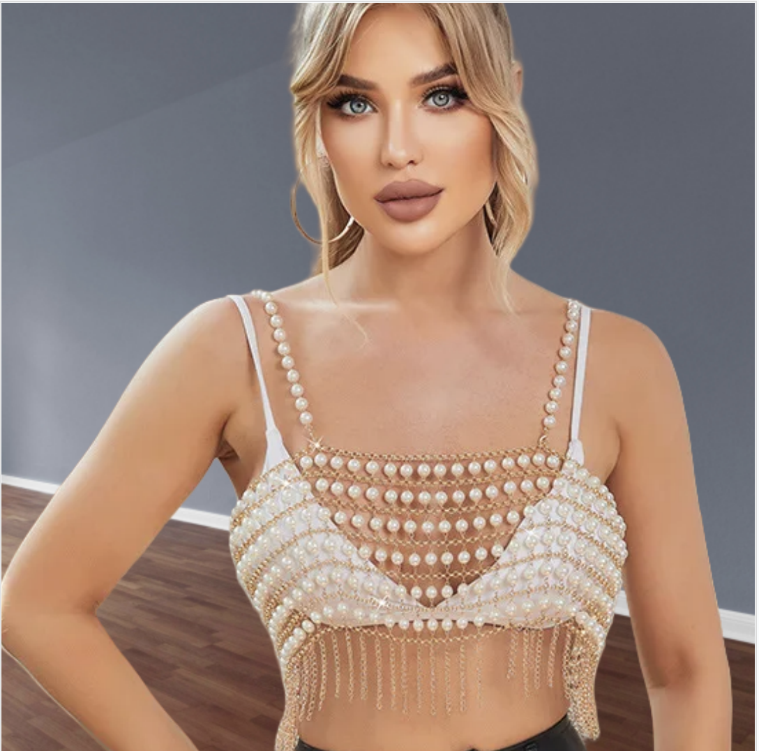 Sexy​ ​Lingerie Women Fashion  - Body Jewelry Vest recension och pris