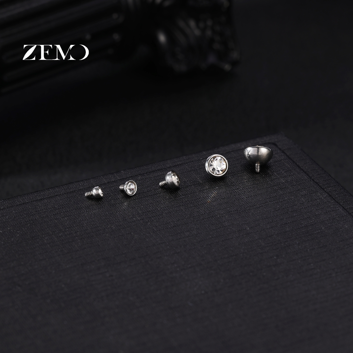 ZEMO 1-2pcs/lot Stainless Stee - Dermal Anchor Top recension och pris