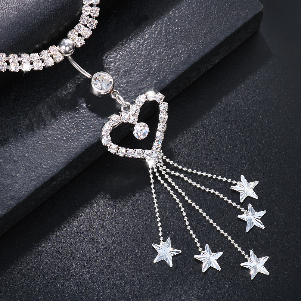 GLAMing Boho Heart Dangle Rhin - Body Jewelry Hoops recension och pris