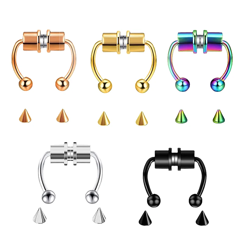 Fake Piercing Nose Ring Hoop S - Body Jewelry Hoops recension och pris