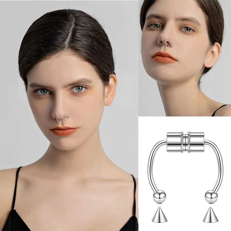 Fake Piercing Nose Ring Hoop S - Body Jewelry Hoops recension och pris