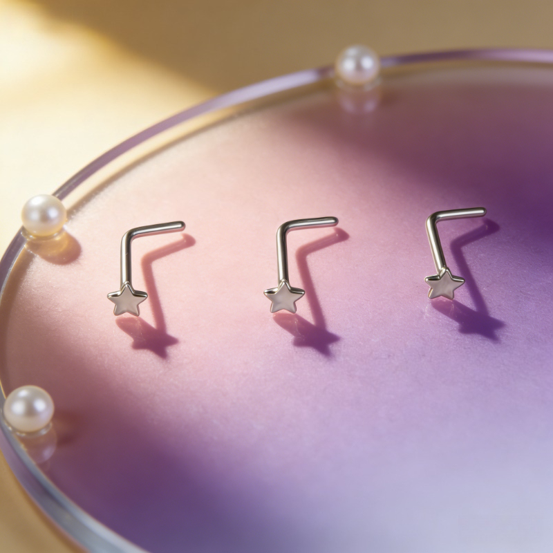 1Pc Trendy Sweet Cool Style St - Body Jewelry Hoops recension och pris