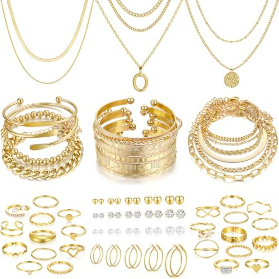 FAXHION 68 Pcs for with 7 Neck - Body Jewelry Hoops recension och pris