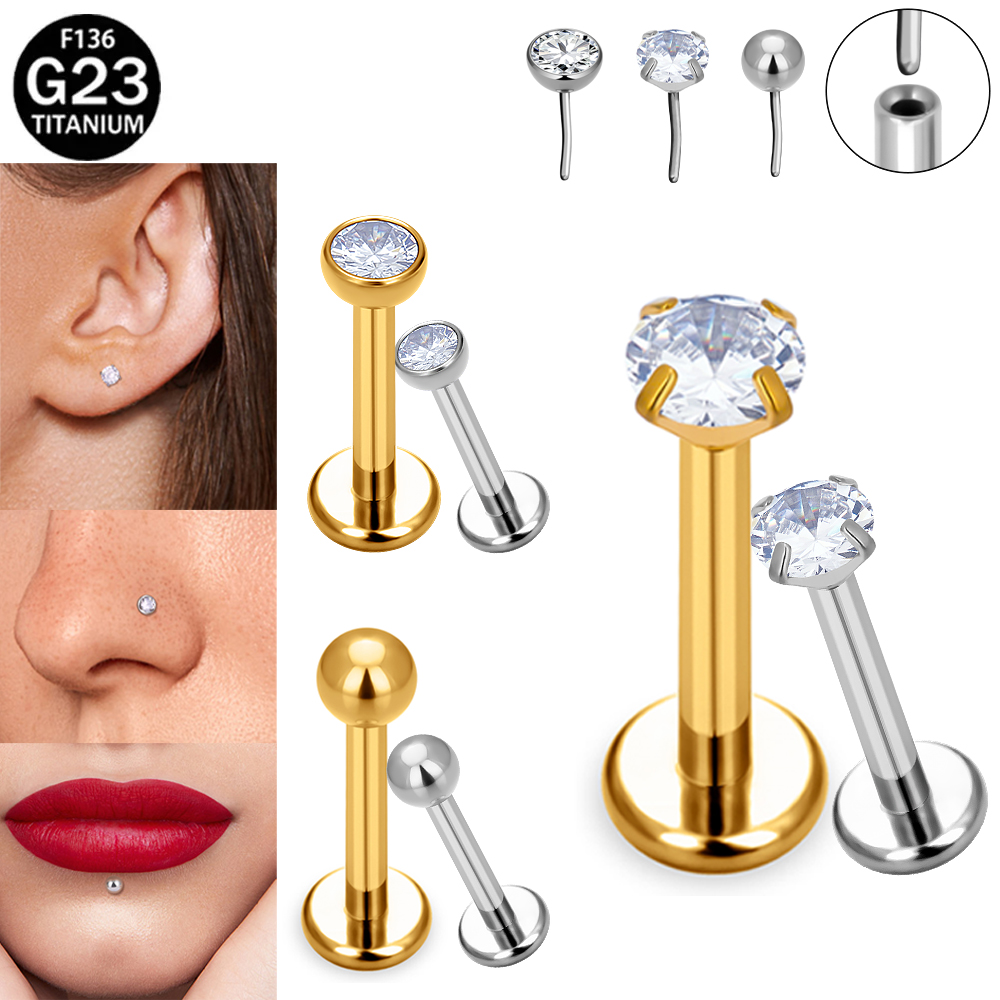 F136 G23 Implant Grade Titaniu - Body Jewelry Implant Grade Titanium recension och pris