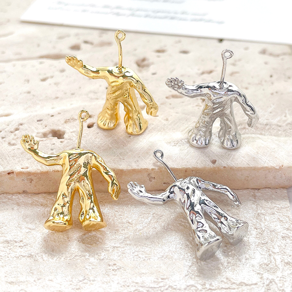 2 Pieces Copper Plated Real Go - Body Jewelry Materials recension och pris