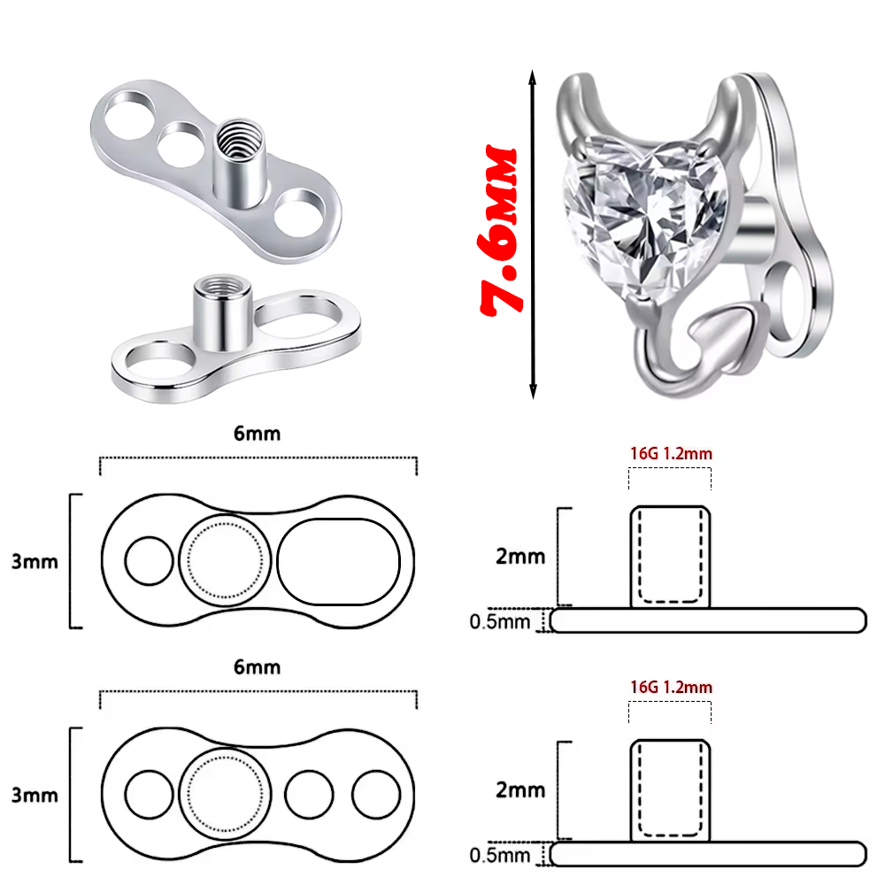 Medical-Grade F136 Titanium Al - Body Jewelry Implant Grade Titanium recension och pris