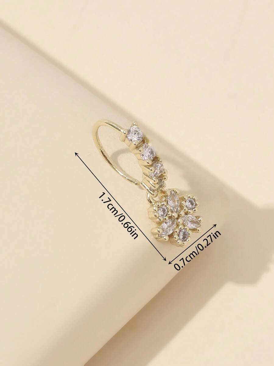 Delicate Flower Design Nose Ri - Body Jewelry Nose recension och pris