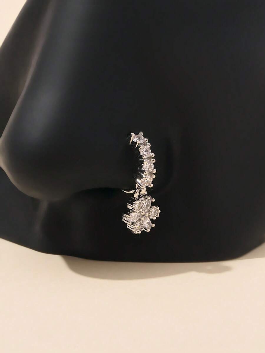 Delicate Flower Design Nose Ri - Body Jewelry Nose recension och pris