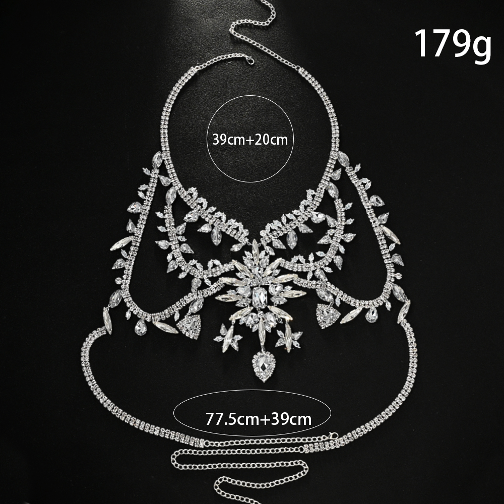 Summer Exaggerated Crystal Bra - Body Jewelry Vest recension och pris