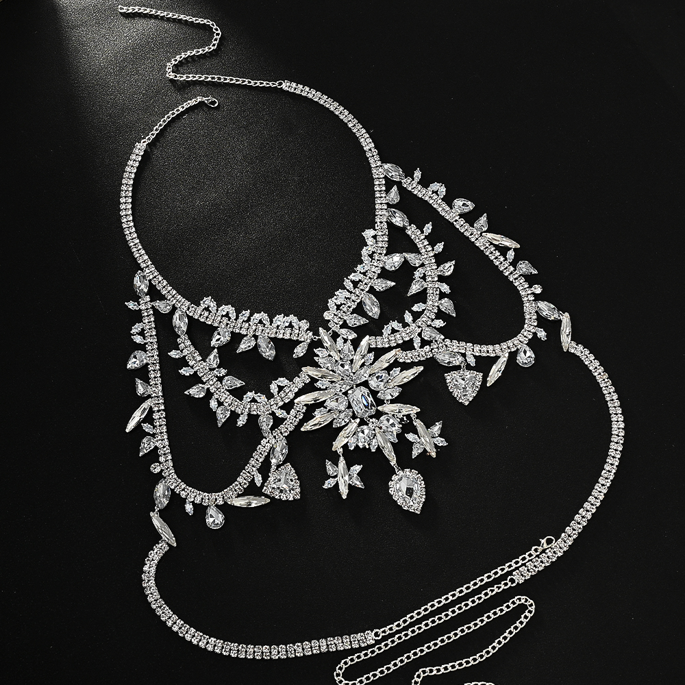 Summer Exaggerated Crystal Bra - Body Jewelry Vest recension och pris