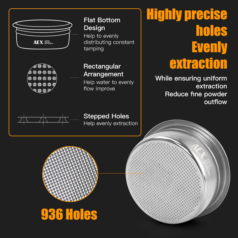Alikisscafe 58MM Coffee Filter - Body Jewelry Piercing recension och pris