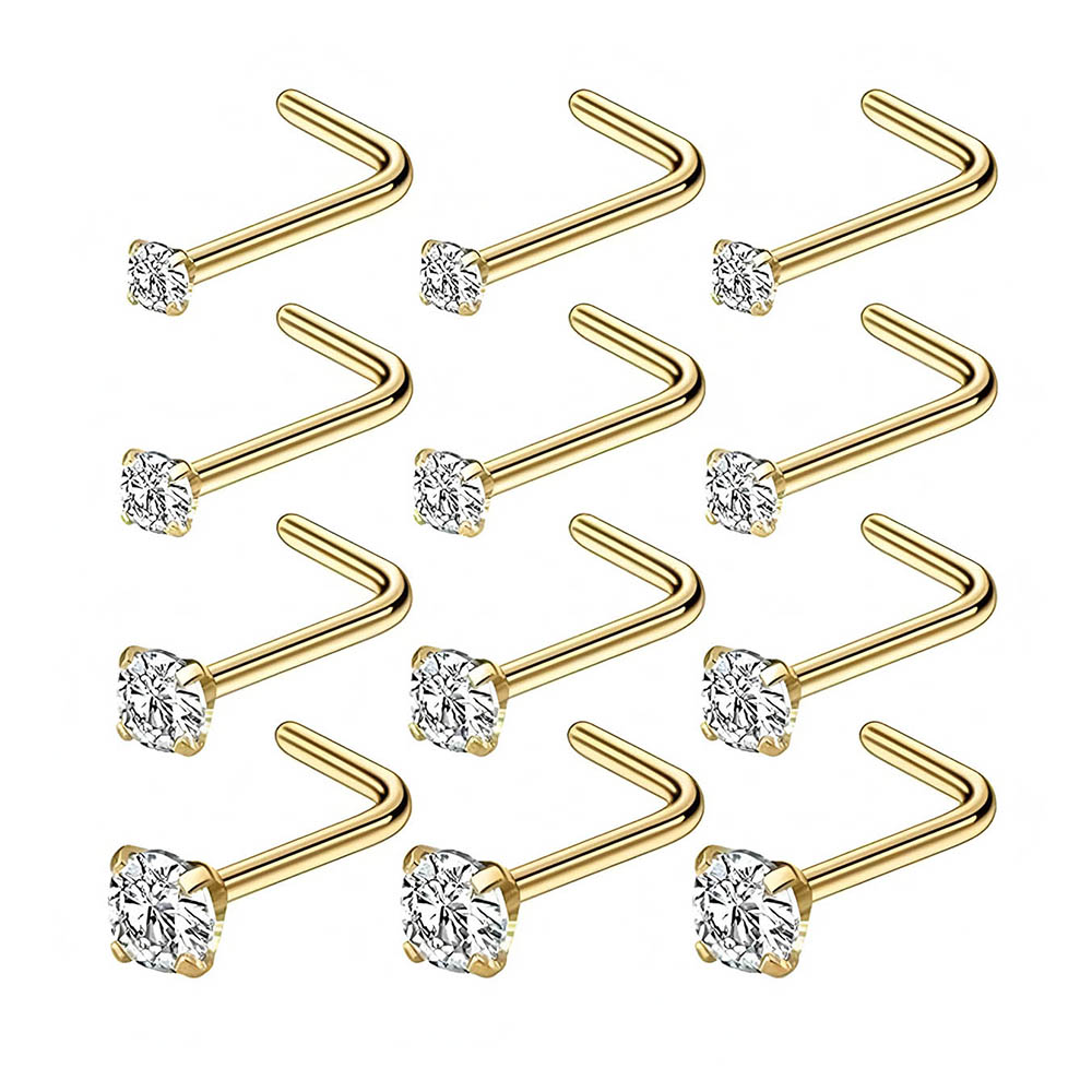 12-Piece Full Set 316L Hypoall - Body Jewelry Hoops recension och pris