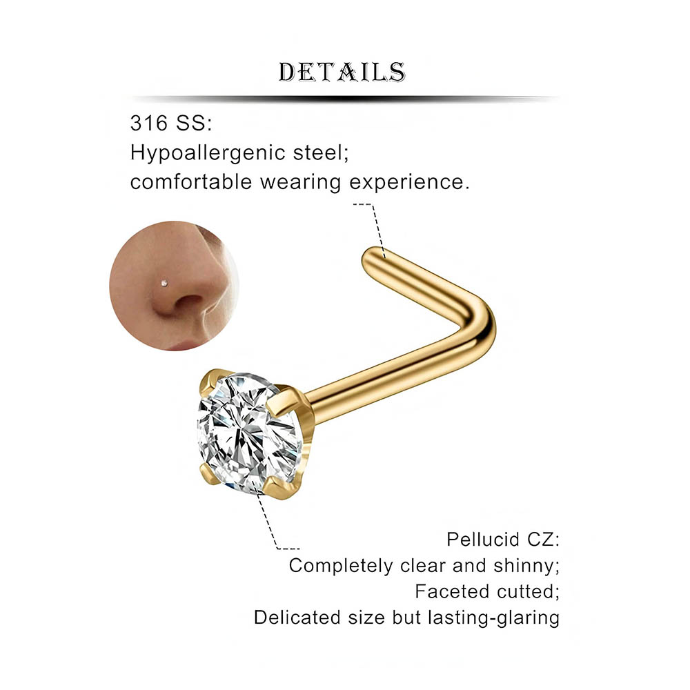 12-Piece Full Set 316L Hypoall - Body Jewelry Hoops recension och pris
